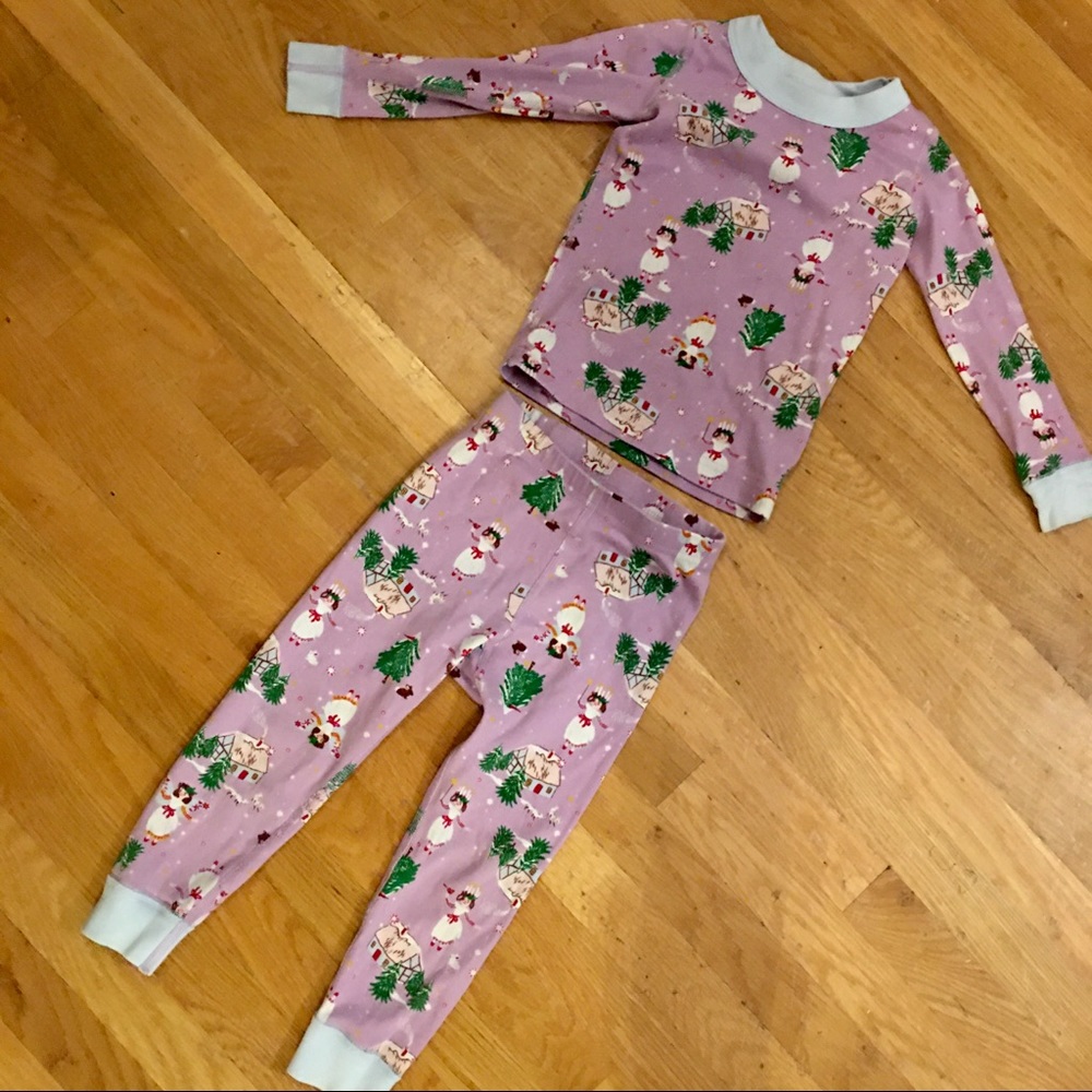 Hanna Andersson Santa Lucia Pajamas, Size 90